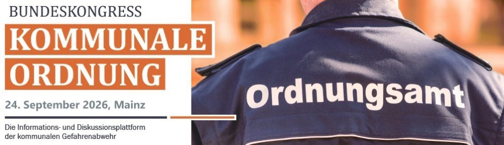 Bundeskongress Kommunale Ordnung
